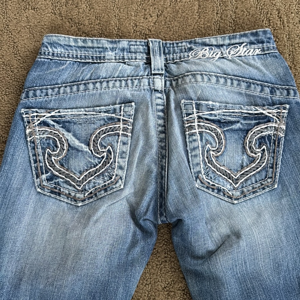 BIG STAR Jeans The Buckle Sophie 24R Low rise Boot cut Designer Denim - Picture 3 of 9